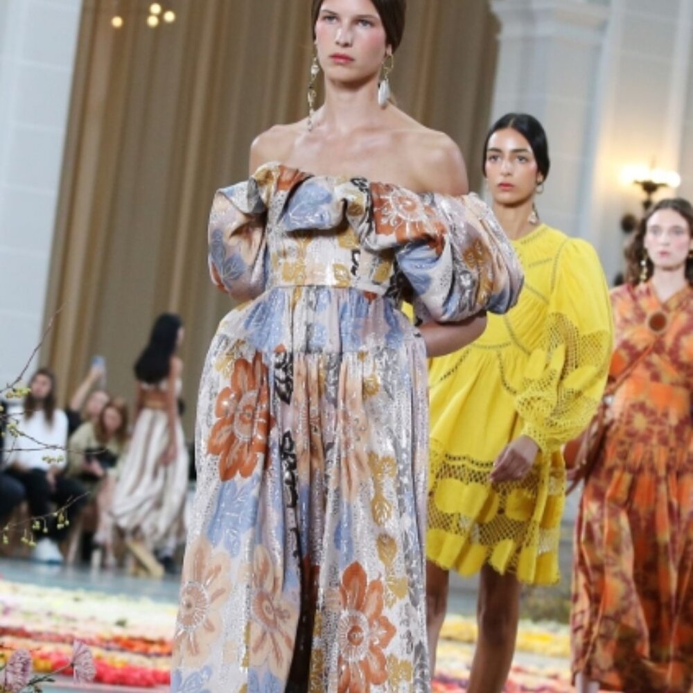 NWOT 12023 ULLA JOHNSON Izra Jacquard Maxi Dress in Ocean Jasper M $2,490 - Picture 14 of 16